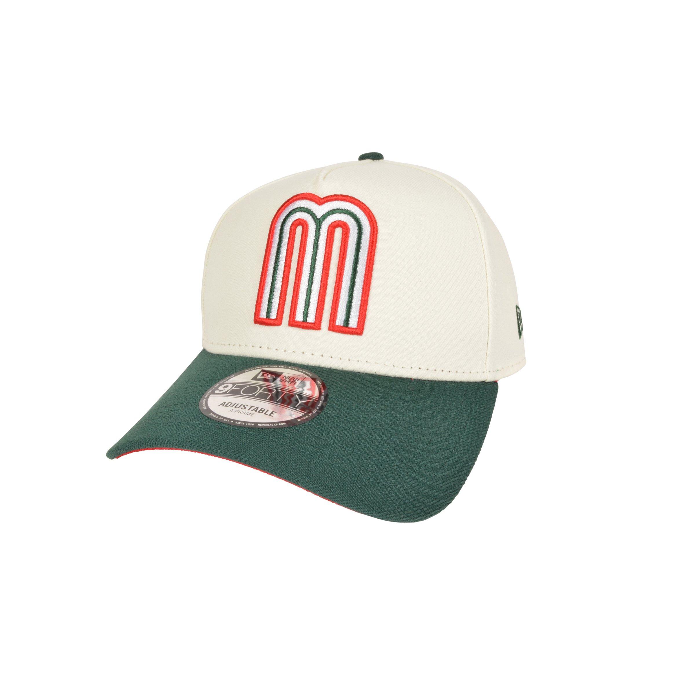 New Era Mexico 9FORTY A-Frame Snapback Hat - Cream - CREAM